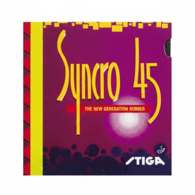 Okładzina STIGA Syncro 45 czarna – widok całej okładziny do tenisa stołowego